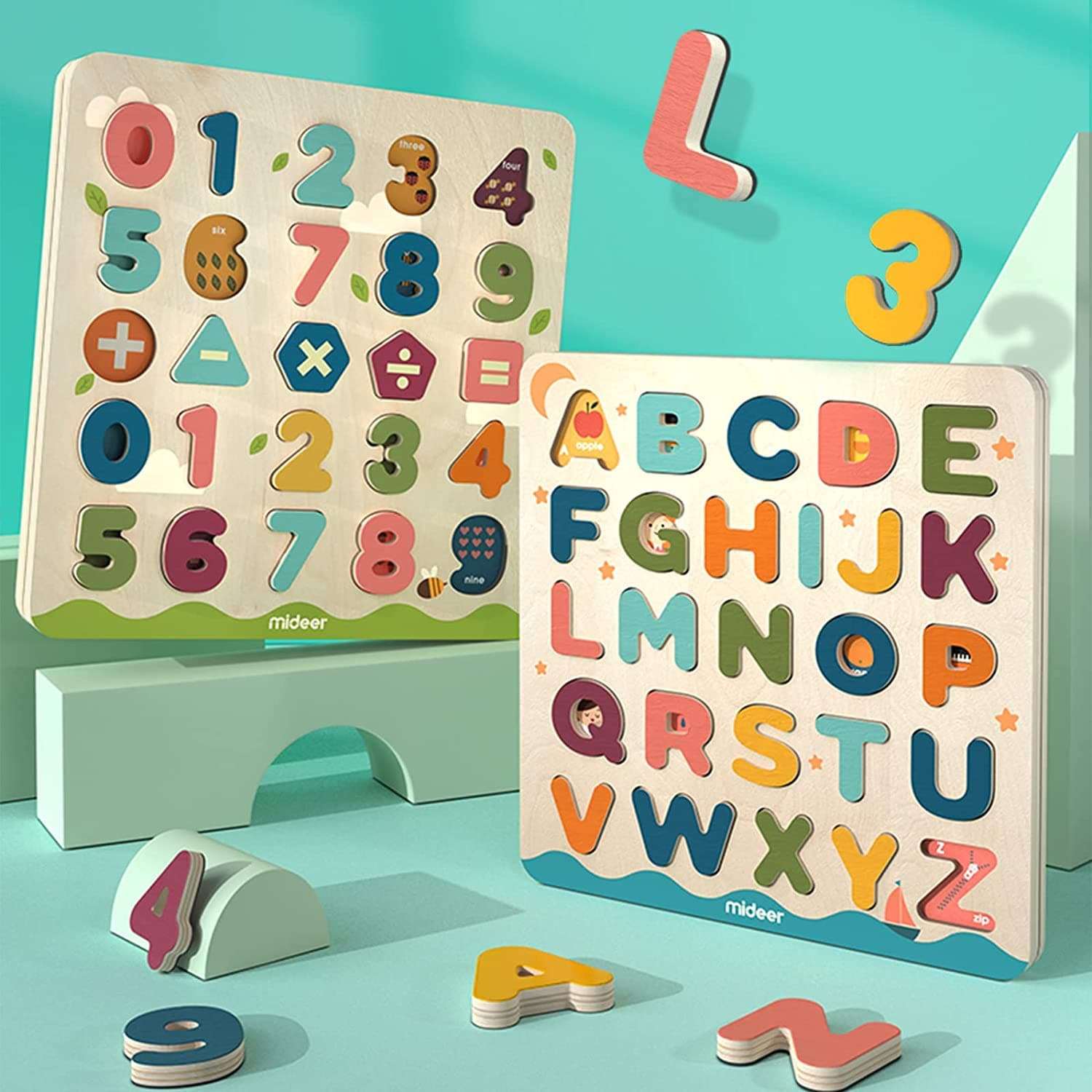 Montessori Wooden Alphabet Puzzle