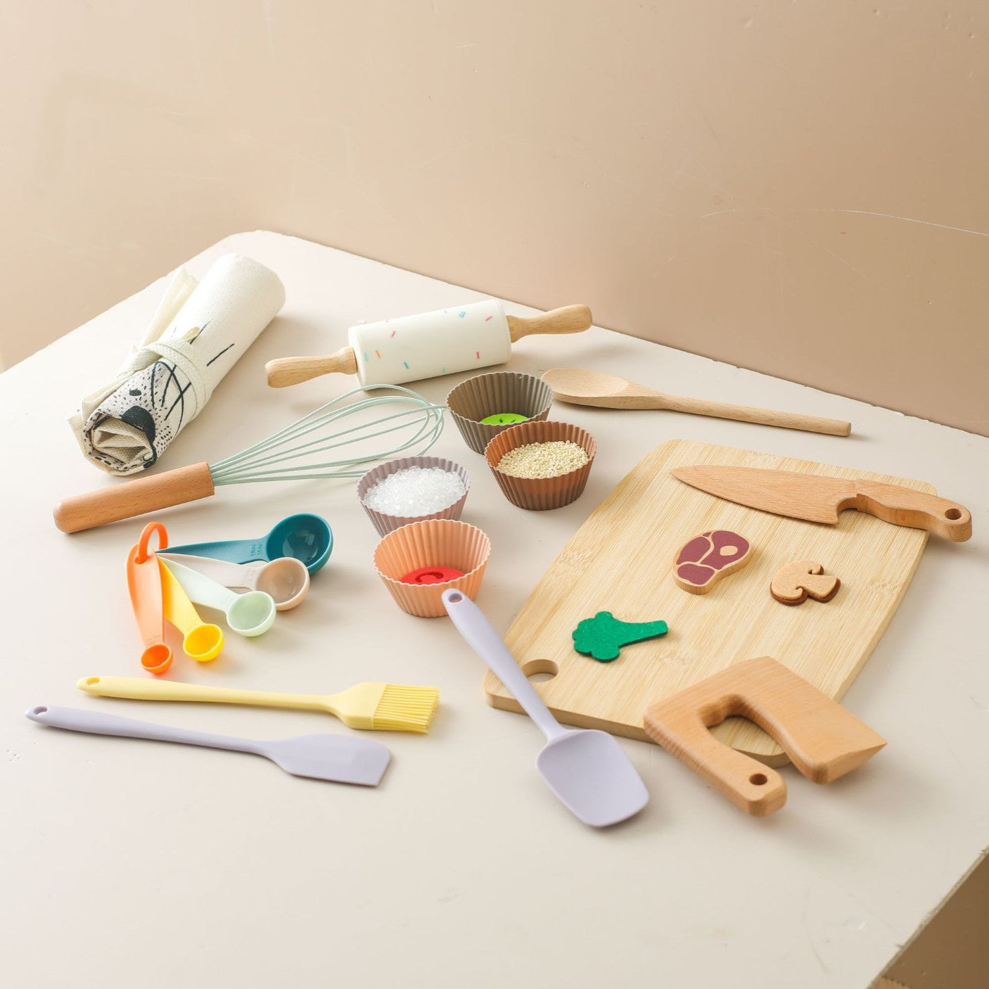 Children Real Complete Baking Set. Real or pretend play