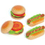 Hape Hamburgers and Hot Dogs. Kitchen Pretend Play Food Toy