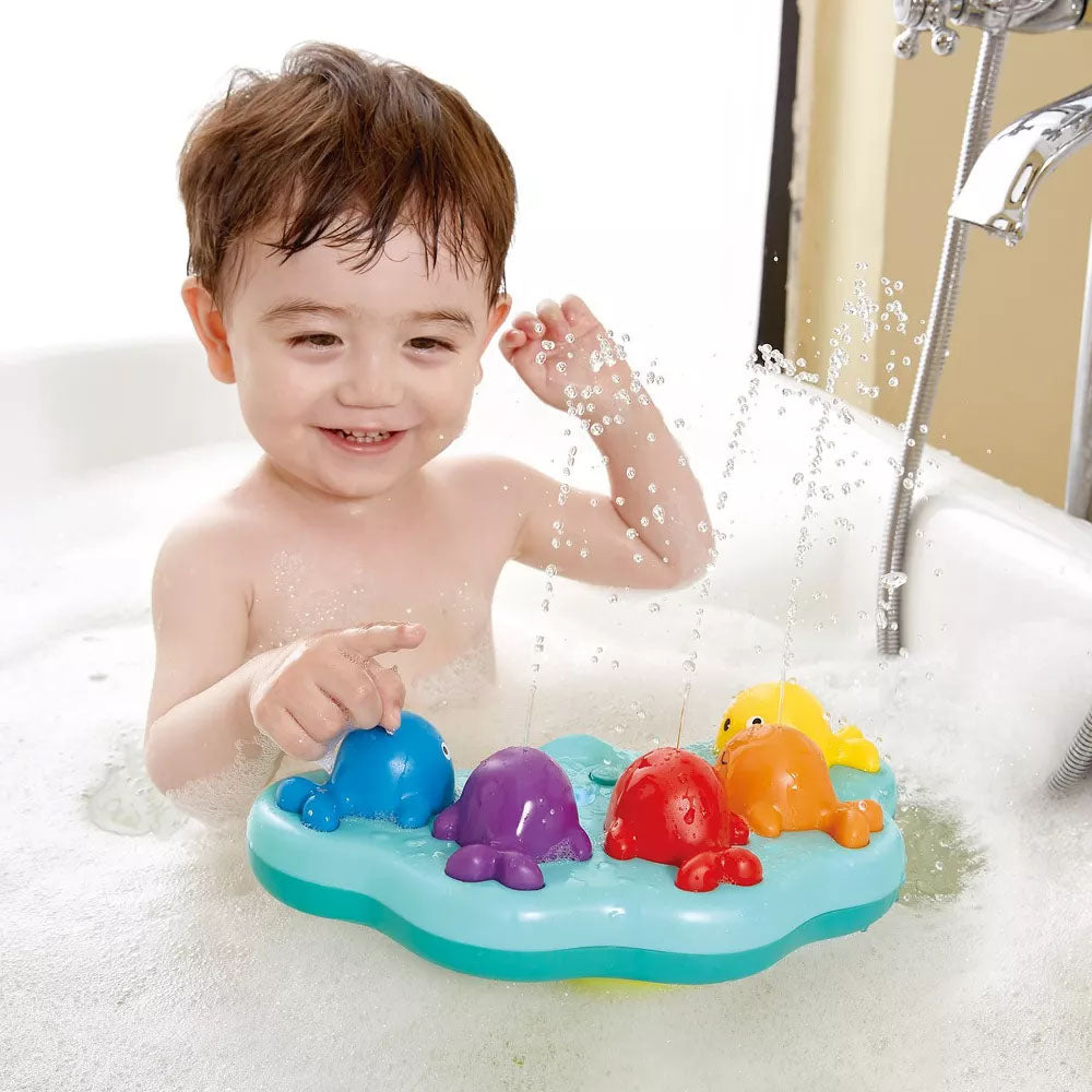 Hape Musical Whale Fountain Bath Toy 