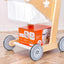 Kienvy Wooden Shopping Trolley Pretend Play Kitchen Toy