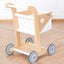 Kienvy Wooden Shopping Trolley Pretend Play Kitchen Toy