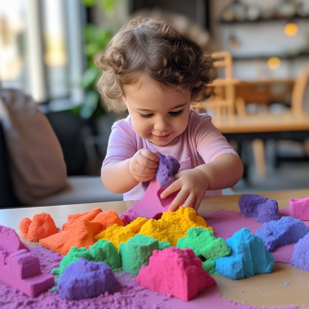 Kinetic sand store safe for toddlers