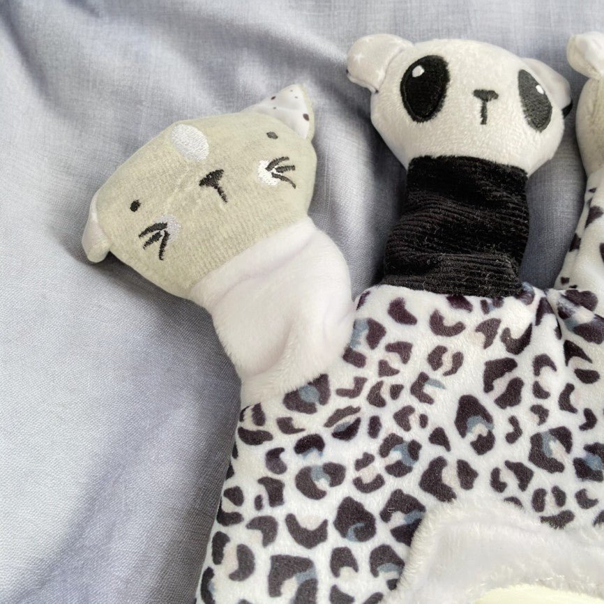 Mothercare black and white infant toys. 