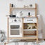 Wooden kitchen and fridge pretend play set