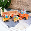 Wooden Transportation trailer, excavator, construction vehicles