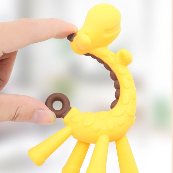 Food Grade Silicone Giraffe Teether