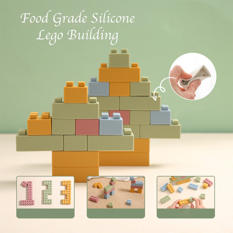 Food Grade Silicone Lego Building Blocks