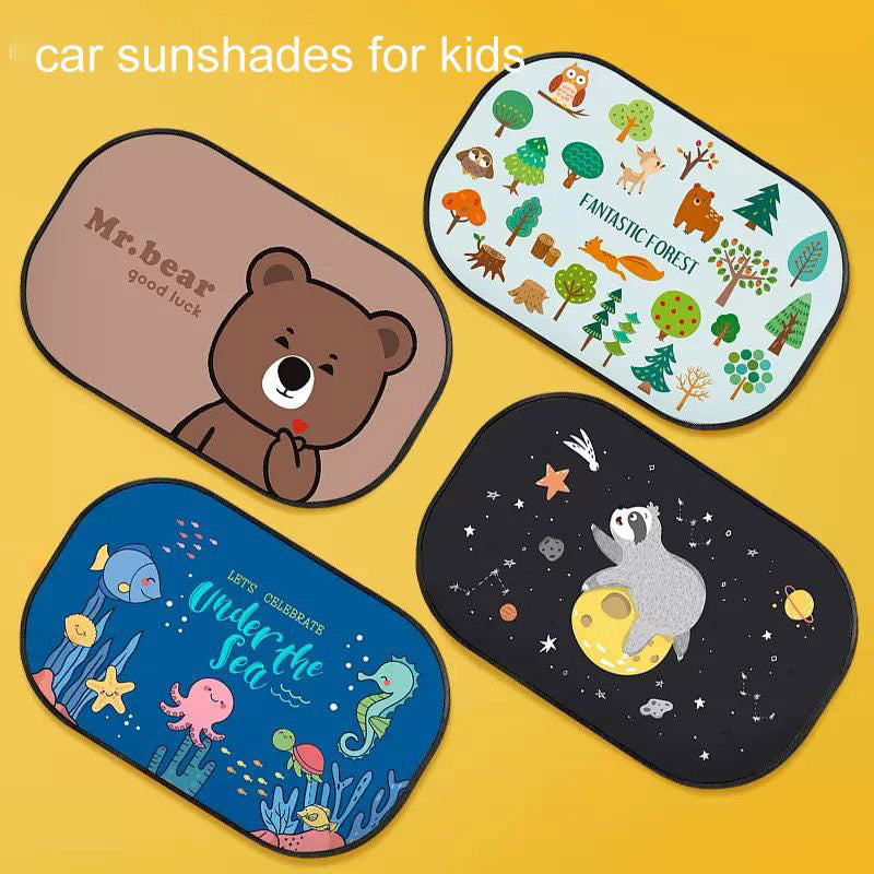 kids sunshade for car window sun shield electrostatic cling