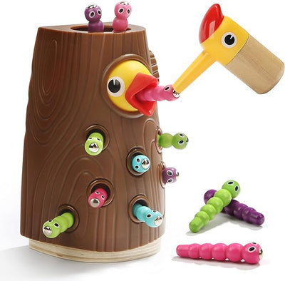 Topbright woodpecker magnetic worm Montessori Inspired Toy