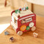 Montessori Inspired 8-in-1 Wooden Bus Multi Activity Toy