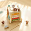 Montessori Inspired 8-in-1 Wooden Bus Multi Activity Toy