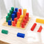 Montessori Knobless Cylinders Educational Toy Unlock your child's potential with the Montessori Knobless Cylinders Educational Toy, a timeless educational tool designed to foster early learning and visual discrimination skills. Crafted with precision and care, this toy offers a hands-on experience that nurtures your child's cognitive development while engaging their senses in a safe and stimulating environment.  Key Features:  Montessori Learning: Rooted in the principles of Montessori education, this toy i