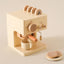 Wooden Expresso Coffee Maker Kitchen Pretend Play Toy