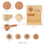 Wooden Expresso Coffee Maker Kitchen Pretend Play Toy