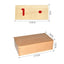 Montessori Wooden number matching board with box