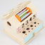 Montessori inspired Multi play learning activities toy house