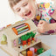 Montessori inspired Multi play learning activities toy house