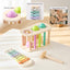 2-in-1 Wooden Ball Knocker and Piano Toy