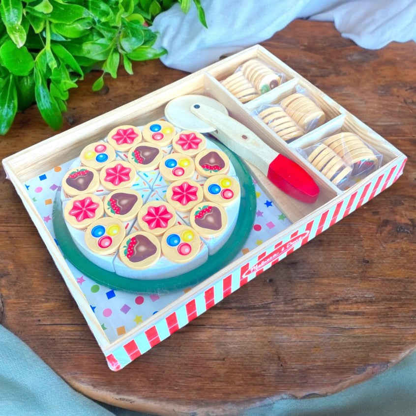 Wooden Pizza Party Play Food Set