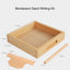 Wooden Sand Writing Kit with Tray. Montessori Learning Toy