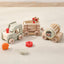 Montessori inspired wooden train cognitive training toy