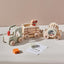 Montessori inspired wooden train cognitive training toy