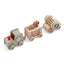 Montessori inspired wooden train cognitive training toy