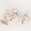 Wooden White Peach Birthday Cake Kitchen Pretend Play Food