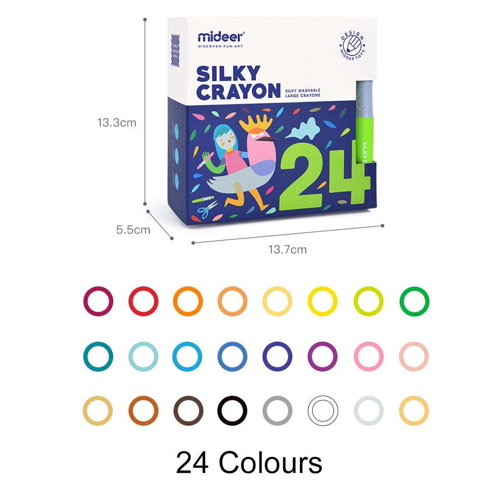 Silky Crayons from Mideer – A Review! – The Art Kit