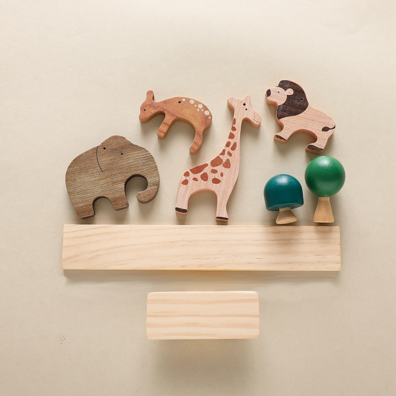 Wooden animals store for babies