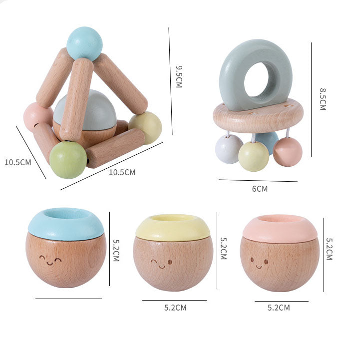 Wooden sensory sales toys for babies