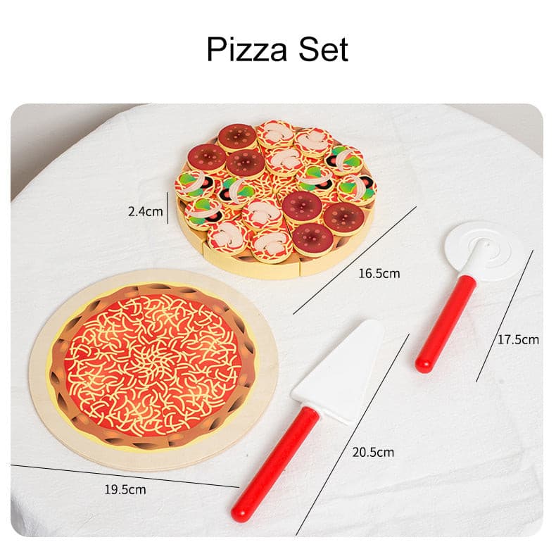 Pretend store pizza set